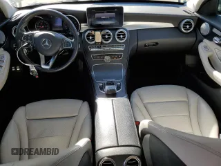 2017 Mercedes-Benz C 350e with VIN 55SWF4HB0HU225441, listed as a Copart auction lot 41779345 with 91,695 mi miles and Salvage Title. Bid and sale history available at DreamBid. Image 8.
