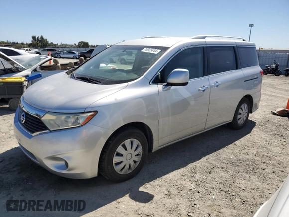 2012 Nissan Quest S with VIN JN8AE2KP9C9037936, listed as a Copart auction lot 70925444 with 164,614 mi miles and Clean Title. Bid and sale history available at carsss.com. Image 1.