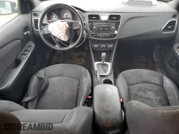 2012 Chrysler 200 LX with VIN 1C3CCBAB2CN295730, listed as a Copart auction lot 86413614 with 201,990 mi miles and Salvage Title. Bid and sale history available at DreamBid. Image 8.