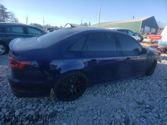 2018 Audi S4 Premium Plus with VIN WAUB4AF47JA231368, listed as a Copart auction lot 79423193 with 0 mi miles. Bid and sale history available at carsss.com. Image 3.