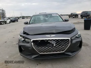 2019 Genesis G70 Sport with VIN KMTG24LA9KU016408, listed as a Copart auction lot 82572804 with 16,081 mi miles and Salvage Title. Bid and sale history available at DreamBid. Image 5.