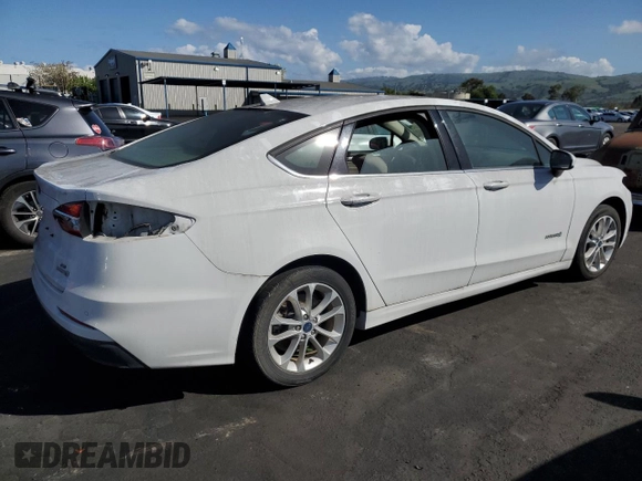 2019 Ford Fusion Hybrid SE with VIN 3FA6P0LU2KR188517, listed as a Copart auction lot 51855195 with Not Provided miles and Salvage Title. Bid and sale history available at carsss.com. Image 3.