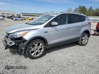 2015 Ford Escape Titanium with VIN 1FMCU0JX6FUA16410, listed as a Copart auction lot 50413715 with 91,701 mi miles and Salvage Title. Bid and sale history available at carsss.com. Image 1.