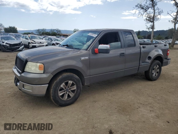 2005 Ford F-150 XLT with VIN 1FTPX02555KB64679, listed as a Copart auction lot 51839015 with 227,569 mi miles and Salvage Title. Bid and sale history available at carsss.com. Image 1.