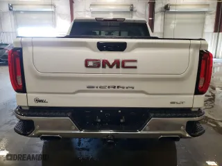2019 GMC Sierra 1500 SLT with VIN 3GTU9DEL3KG166447, listed as a Copart auction lot 46630855 with 51,279 mi miles and Salvage Title. Bid and sale history available at carsss.com. Image 6.