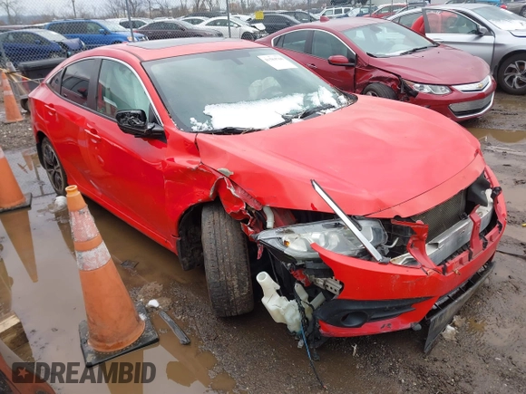 2016 Honda Civic Sedan EX-T with VIN 2HGFC1F3XGH635159, listed as a IAAI auction lot 41584768 with 108,814 mi miles. Bid and sale history available at carsss.com. Image 1.