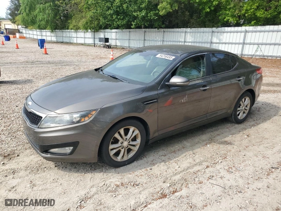 2013 Kia Optima EX with VIN 5XXGN4A75DG103664, listed as a Copart auction lot 54258495 with 106,638 mi miles and Clean Title. Bid and sale history available at carsss.com. Image 1.