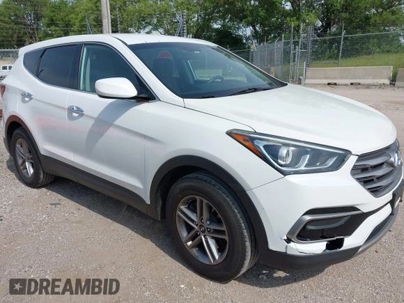 2017 Hyundai Santa Fe 2.4L with VIN 5NMZTDLB5HH018198, listed as a IAAI auction lot 42523632 with 144,883 mi miles and . Bid and sale history available at DreamBid. Image 1.