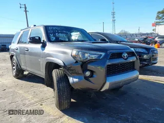 2019 Toyota 4Runner SR5 with VIN JTEBU5JR4K5610914, listed as a IAAI auction lot 41175418 with 101,665 mi miles and . Bid and sale history available at DreamBid. Image 1.