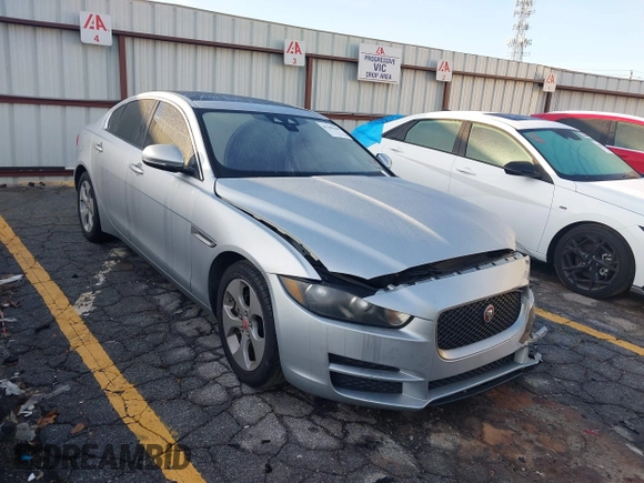 2018 Jaguar XE with VIN SAJAR4FN0JCP33509, listed as a IAAI auction lot 41105100 with 74,603 mi miles and . Bid and sale history available at DreamBid. Image 1.