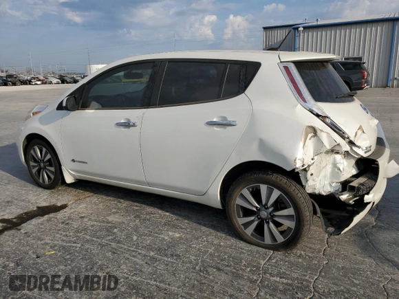 2015 Nissan LEAF SV with VIN 1N4AZ0CP2FC305774, listed as a Copart auction lot 50722495 with 64,142 mi miles and Salvage Title. Bid and sale history available at carsss.com. Image 2.