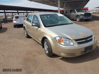 2005 Chevrolet Cobalt with VIN 1G1AK52F257636598, listed as a IAAI auction lot 41851109 with 179,563 mi miles. Bid and sale history available at carsss.com. Image 1.