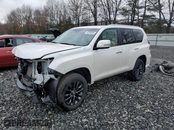 2023 Lexus GX with VIN JTJAM7BX1P5369293, listed as a Copart auction lot 49799395 with 18,121 mi miles and Salvage Title. Bid and sale history available at carsss.com. Image 1.