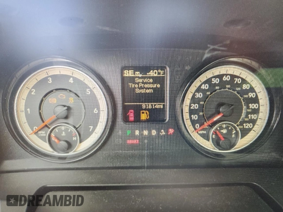 2017 Ram 1500 Express with VIN 1C6RR6FT3HS866090, listed as a Copart auction lot 65961474 with 91,814 mi miles and Salvage title. Bid and sale history available at DreamBid. Image 9.