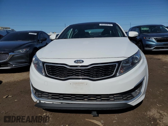 2013 Kia Optima Hybrid EX with VIN KNAGM4AD2D5038590, listed as a Copart auction lot 52335915 with Not Provided miles and Salvage Title. Bid and sale history available at carsss.com. Image 5.