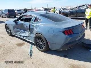 2024 Ford Mustang GT with VIN 1FA6P8CF0R5421629, listed as a IAAI auction lot 41642393 with 18,478 mi miles and . Bid and sale history available at DreamBid. Image 3.
