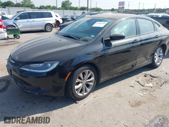2015 Chrysler 200 S with VIN 1C3CCCBB9FN674748, listed as a IAAI auction lot 42042220 with 162,187 mi miles. Bid and sale history available at carsss.com. Image 17.