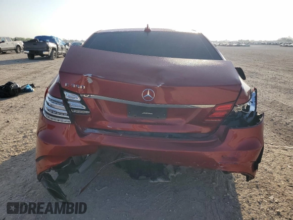 2016 Mercedes-Benz E 350 Sport with VIN WDDHF5KB0GB256432, listed as a Copart auction lot 50565715 with 228,090 mi miles and Salvage Title. Bid and sale history available at DreamBid. Image 6.
