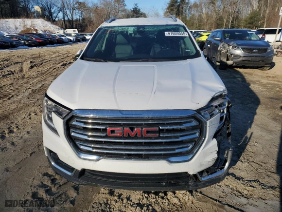 2024 GMC Terrain SLT with VIN 3GKALVEGXRL166349, listed as a Copart auction lot 47609045 with 28,034 mi miles and Salvage Title. Bid and sale history available at carsss.com. Image 5.
