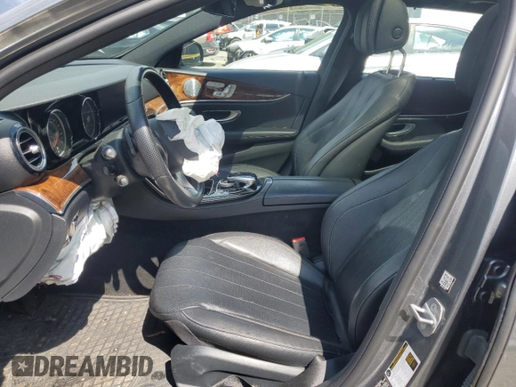 2017 Mercedes-Benz E 400 Luxury with VIN WDDZH6GB4HA202488, listed as a Copart auction lot 57050545 with 66,121 mi miles and Salvage title. Bid and sale history available at DreamBid. Image 7.