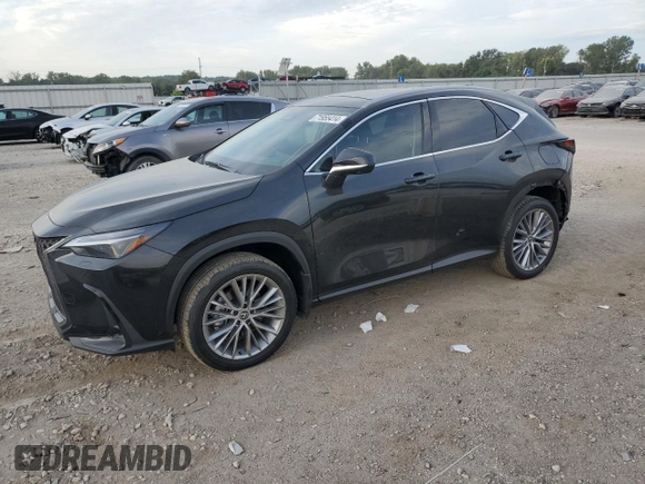 2024 Lexus NX 350 Luxury z VIN 2T2HGCEZ6RC051878, wystawiony jako Copart lot #71955414 z przebiegiem 10 736 mil mil oraz Szkoda całkowita • Salvage title. Historia ofert i sprzedaży dostępna na DreamBid. Obrazek 1.
