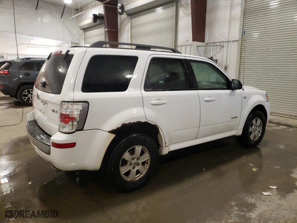 2008 Mercury Mariner with VIN 4M2CU91168KJ27908, listed as a Copart auction lot 42853165 with 0 mi miles and Clean Title. Bid and sale history available at carsss.com. Image 3.