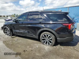 2025 Ford Explorer ST-Line with VIN 1FMUK7KH6SGA64976, listed as a Copart auction lot 46298065 with 1,346 mi miles and Salvage title. Bid and sale history available at DreamBid. Image 2.