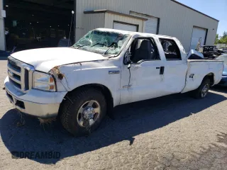 2005 Ford Super Duty F-250 XL with VIN 1FTSW20P85EC42755, listed as a Copart auction lot 59545484 with Not Provided miles and Salvage Title. Bid and sale history available at carsss.com. Image 1.