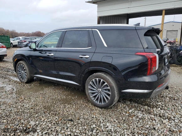 2024 Hyundai Palisade Calligraphy with VIN KM8R74GE5RU767226, listed as a Copart auction lot 84016844 with 374 mi miles and Salvage Title. Bid and sale history available at carsss.com. Image 2.