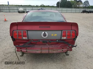 2005 Ford Mustang Deluxe with VIN 1ZVFT80N055116785, listed as a Copart auction lot 53032375 with 132,420 mi miles and Salvage Title. Bid and sale history available at carsss.com. Image 6.