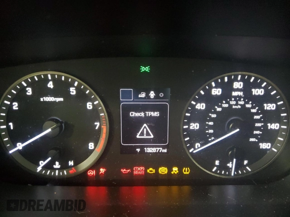 2015 Hyundai Sonata 2.4L SE with VIN 5NPE24AF7FH151276, listed as a Copart auction lot 52746245 with 132,877 mi miles and Salvage Title. Bid and sale history available at carsss.com. Image 9.