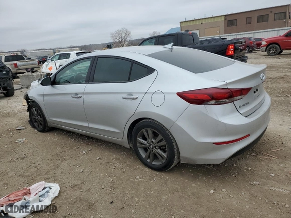 2018 Hyundai Elantra SEL with VIN 5NPD84LF4JH250301, listed as a Copart auction lot 85572814 with 87,890 mi miles and Salvage Title. Bid and sale history available at carsss.com. Image 2.