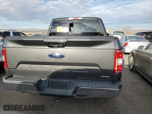 2018 Ford F-150 XL with VIN 1FTEW1EP0JKE59776, listed as a Copart auction lot 46845825 with 107,567 mi miles and Salvage Title. Bid and sale history available at carsss.com. Image 6.