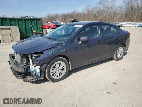 2017 Subaru Impreza Premium with VIN 4S3GKAD65H3605381, listed as a Copart auction lot 48922895 with 121,874 mi miles and Salvage title. Bid and sale history available at DreamBid. Image 1.