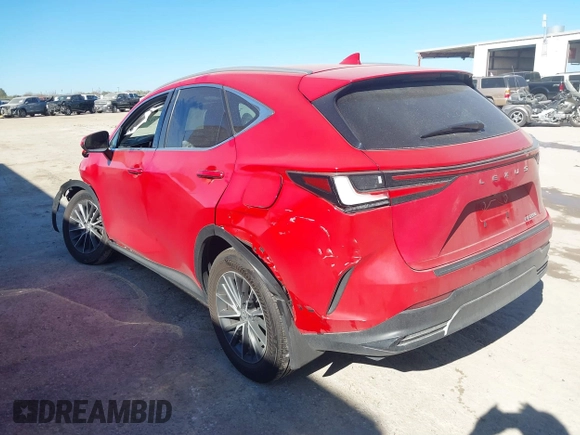 2025 Lexus NX 250 z VIN 2T2ADCAZXSC020901, wystawiony jako IAAI lot #41208557 z przebiegiem 3 756 mil mil oraz . Historia ofert i sprzedaży dostępna na DreamBid. Obrazek 3.