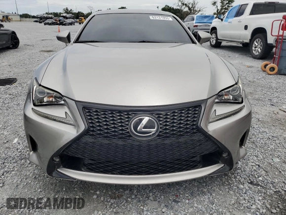 2015 Lexus RC 350 F Sport with VIN JTHHE5BC3F5009665, listed as a Copart auction lot 63131955 with 117,132 mi miles and Salvage title. Bid and sale history available at DreamBid. Image 5.