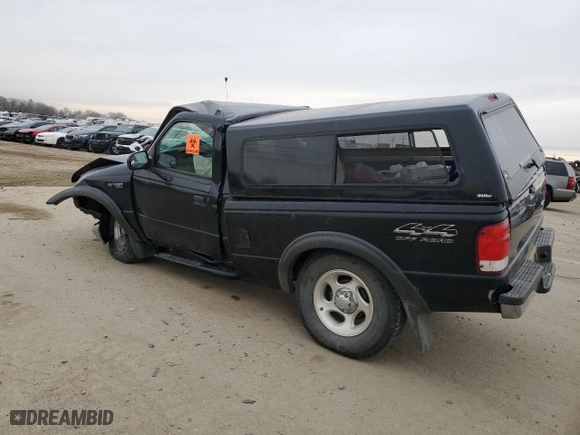 2000 Ford Ranger XLT with VIN 1FTYR11X9YPA15805, listed as a Copart auction lot 84316554 with 87,942 mi miles and Salvage Title. Bid and sale history available at carsss.com. Image 2.