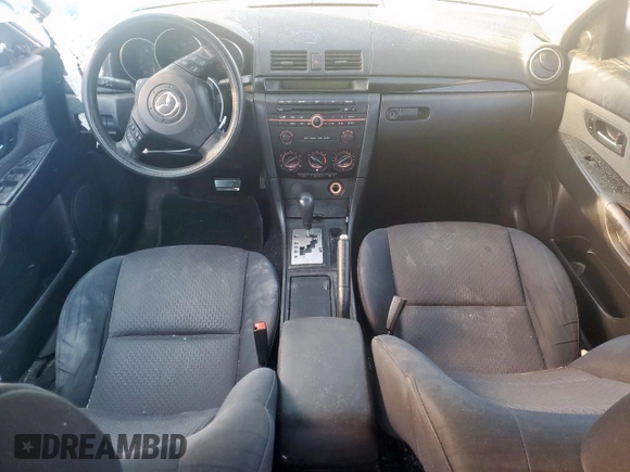 2005 Mazda 3 i with VIN JM1BK32F351347622, listed as a Copart auction lot 53729205 with 205,194 mi miles and Salvage Title. Bid and sale history available at DreamBid. Image 8.