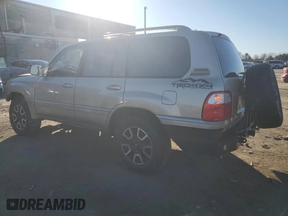 2000 Lexus LX 470 with VIN JT6HT00W2Y0120562, listed as a Copart auction lot 46861685 with 245,525 mi miles and Salvage Title. Bid and sale history available at DreamBid. Image 2.