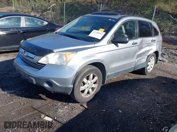 2008 Honda CR-V EX with VIN JHLRE38578C005753, listed as a IAAI auction lot 41758513 with 223,294 mi miles and . Bid and sale history available at carsss.com. Image 2.