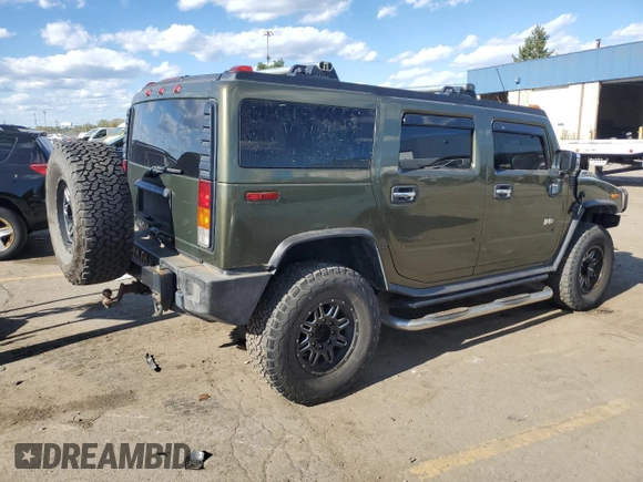 2003 Hummer H2 with VIN 5GRGN23U83H112639, listed as a Copart auction lot 75399264 with 0 mi miles and Clean Title. Bid and sale history available at carsss.com. Image 3.