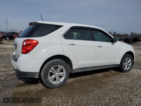 2013 Chevrolet Equinox LS with VIN 2GNALBEK4D1219403, listed as a Copart auction lot 45373425 with 201,868 mi miles and Salvage Title. Bid and sale history available at carsss.com. Image 3.