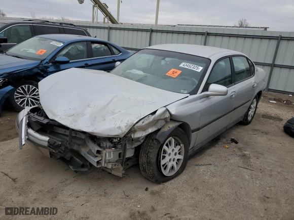 2003 Chevrolet Impala with VIN 2G1WF52E839441442, listed as a Copart auction lot 43452325 with 223,462 mi miles and Non Repairable. Bid and sale history available at carsss.com. Image 1.