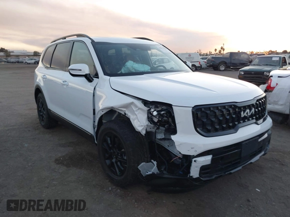 2024 Kia Telluride SX Prestige X-Pro with VIN 5XYP5DGC5RG481698, listed as a IAAI auction lot 41413220 with 9,049 mi miles and . Bid and sale history available at DreamBid. Image 6.