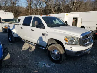 2007 Dodge Ram 3500 SLT with VIN 3D7MX49C17G732585, listed as a Copart auction lot 88399085 with 0 mi miles and Salvage Title. Bid and sale history available at carsss.com. Image 4.