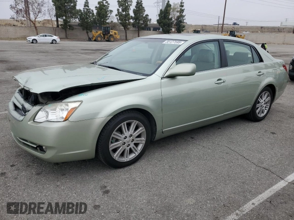 2007 Toyota Avalon XL with VIN 4T1BK36B17U189947, listed as a Copart auction lot 55127595 with 93,903 mi miles and Salvage Title. Bid and sale history available at DreamBid. Image 1.