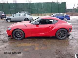 2024 Toyota GR Supra 3.0 with VIN WZ1DB0G05RW066637, listed as a IAAI auction lot 41572854 with 4,439 mi miles. Bid and sale history available at carsss.com. Image 14.