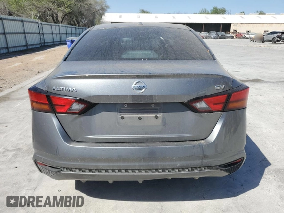 2021 Nissan Altima SV with VIN 1N4BL4DV6MN408854, listed as a Copart auction lot 49600385 with 45,076 mi miles and Salvage Title. Bid and sale history available at carsss.com. Image 6.