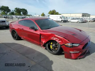 2019 Ford Mustang GT z VIN 1FA6P8CF5K5178437, wystawiony jako Copart lot #53391145 z przebiegiem 37 010 mil mil oraz Szkody całkowita. Historia ofert i sprzedaży dostępna na DreamBid. Obrazek 4.