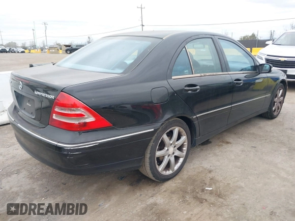 2004 Mercedes-Benz C 230 Kompressor with VIN WDBRF40JX4A567983, listed as a IAAI auction lot 41714599 with 285,832 mi miles and . Bid and sale history available at DreamBid. Image 4.